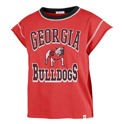 Shop 47 ' Red Georgia Bulldogs Sound Up Maya Cutoff T-shirt