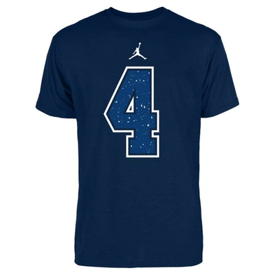 Shop Jordan Brand Dak Prescott Navy Dallas Cowboys Name & Number T-shirt