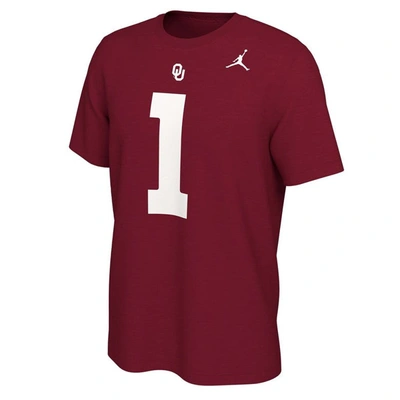 Shop Jordan Brand Kyler Murray Crimson Oklahoma Sooners Alumni Name & Number T-shirt