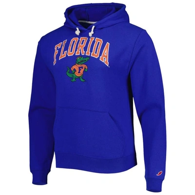Shop League Collegiate Wear Royal Florida Gators Arch Essential Pullover Hoodie