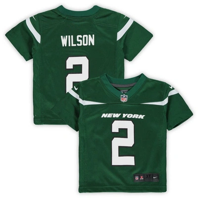 Shop Nike Toddler  Zach Wilson Green New York Jets Game Jersey