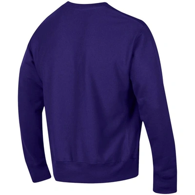 Shop Champion Purple Kansas State Wildcats Vault Logo Reverse Weave Pullover Sweatshirt