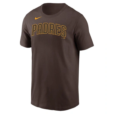 Shop Nike Xander Bogaerts Brown San Diego Padres Name & Number T-shirt