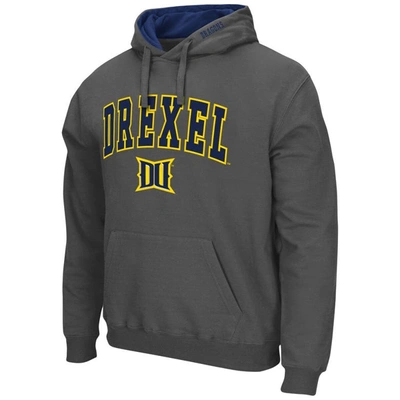 Shop Colosseum Charcoal Drexel Dragons Arch And Logo Pullover Hoodie
