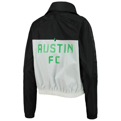 Shop The Wild Collective Black Austin Fc Anthem Full-zip Jacket