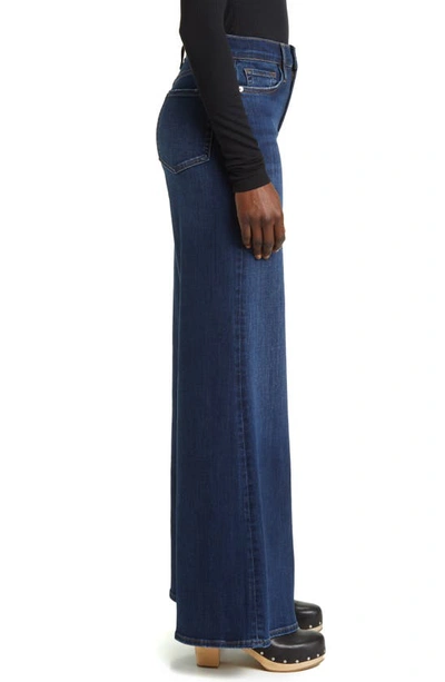 Shop Frame Le Palazzo Wide Leg Jeans In Majesty