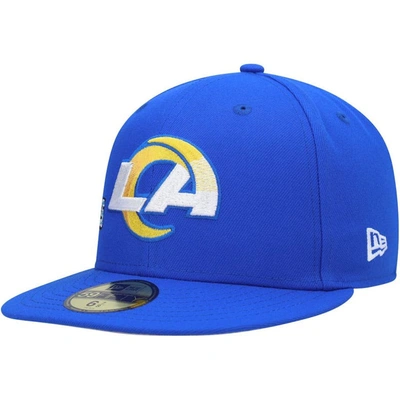 New Era Royal Los Angeles Rams Stateview 59fifty Snapback Hat In Royal