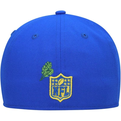 New Era Royal Los Angeles Rams Stateview 59fifty Snapback Hat In Royal