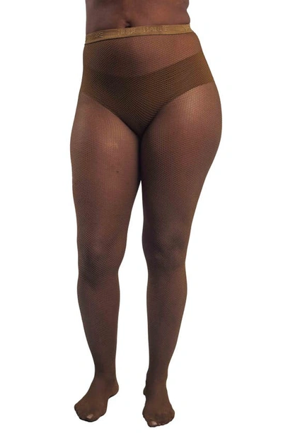 Shop Nude Barre Fishnet Tights In 3pm