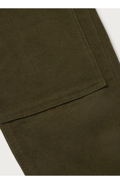 Shop One Of These Days Statesman Double Knee Cotton Pants In Olive