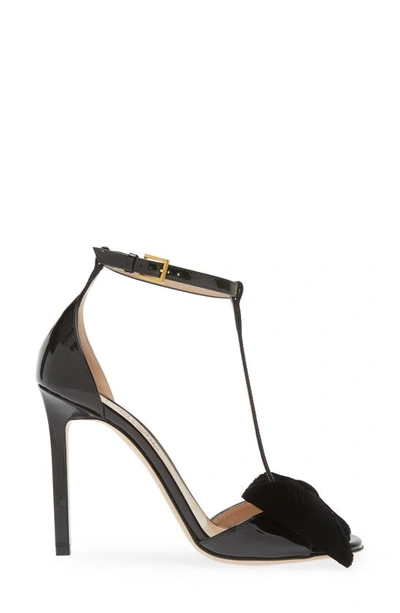 Tom Ford Brigitte T-strap Sandal In Black