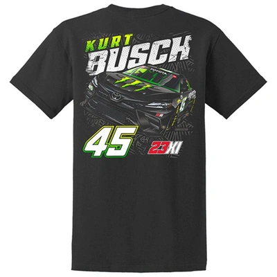 Shop 23xi Racing Black Kurt Busch Monster Car 2-spot T-shirt