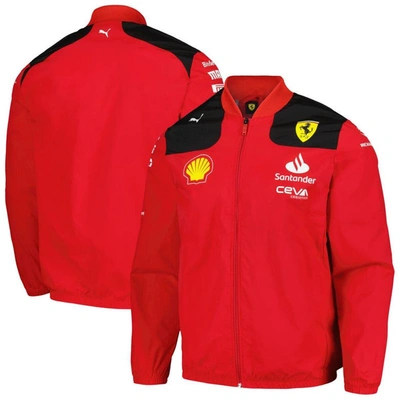 Shop Puma Red Scuderia Ferrari Team Full-zip Jacket