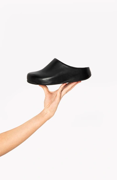 Shop Fitflop 'shuv™' Leather Clog In Black