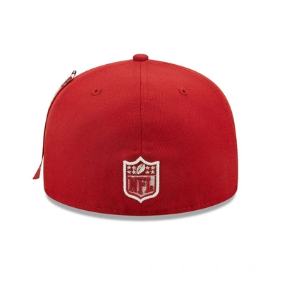 Shop New Era X Alpha Industries Cardinal Arizona Cardinals Alpha 59fifty Fitted Hat