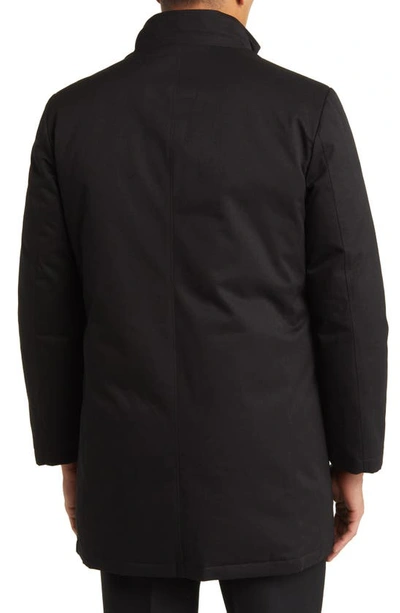 Shop Hart Schaffner Marx Harper Technical All Weather Water Resistant Down Coat In Black