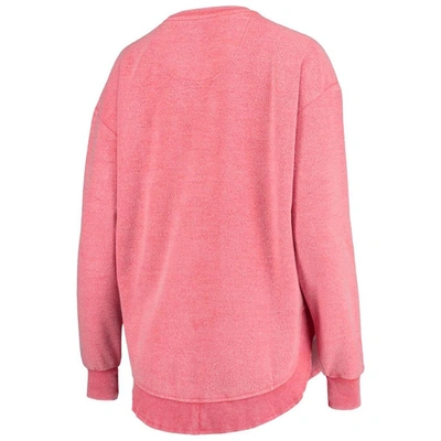 Shop Pressbox Scarlet Nebraska Huskers Ponchoville Pullover Sweatshirt