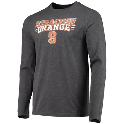 Shop Concepts Sport Orange/heathered Charcoal Syracuse Orange Meter Long Sleeve T-shirt & Pants Sleep Set