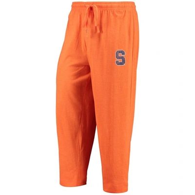 Shop Concepts Sport Orange/heathered Charcoal Syracuse Orange Meter Long Sleeve T-shirt & Pants Sleep Set