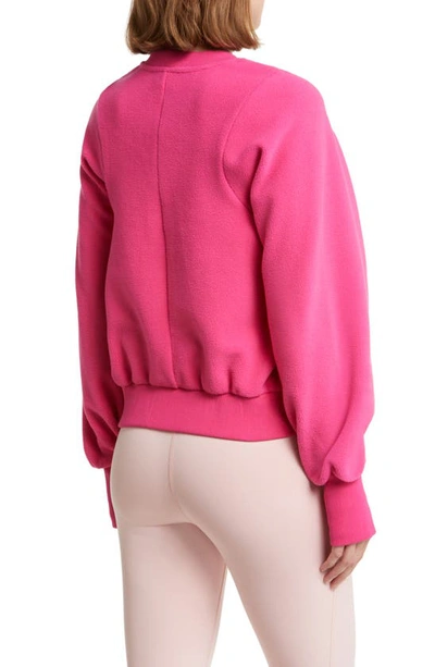 Shop Sweaty Betty Compass Seam Detail Sweatshirt In Punk Pink