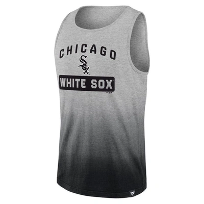 Shop Fanatics Branded Gray/black Chicago White Sox Our Year Tank Top In Heather Gray