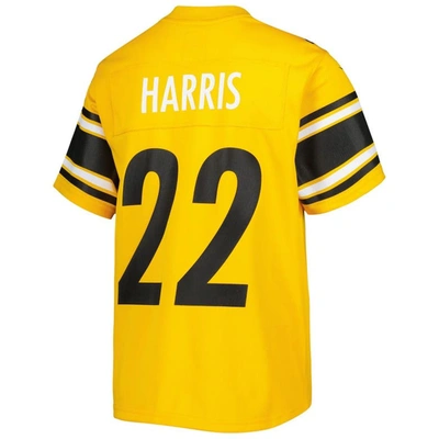 Shop Nike Youth  Najee Harris Gold Pittsburgh Steelers Inverted Game Jersey
