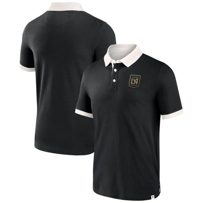 Shop Fanatics Branded Black Lafc Second Period Polo Shirt