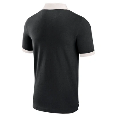 Shop Fanatics Branded Black Lafc Second Period Polo Shirt