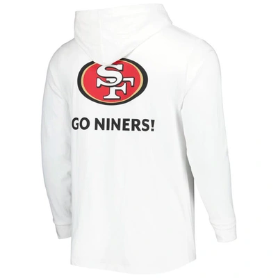 Shop Vineyard Vines White San Francisco 49ers Local Long Sleeve Hoodie T-shirt