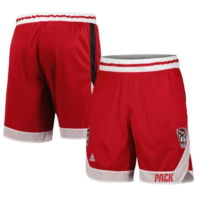 Shop Adidas Originals Adidas Red Nc State Wolfpack Swingman Aeroready Basketball Shorts