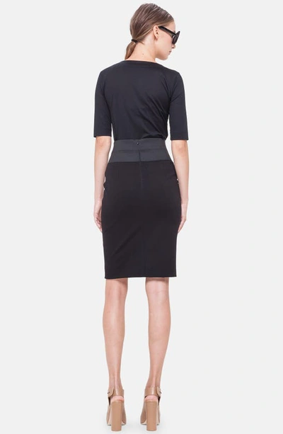 Shop Akris Punto Pencil Skirt In Black