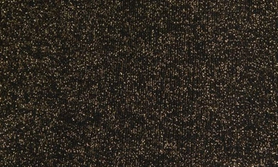 Shop Frame Metallic Ruffle Sleeve Sweater In Black