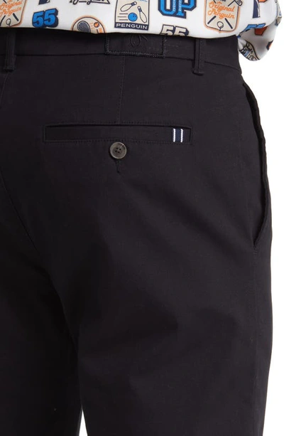 Shop Original Penguin Bedford Slim Fit Stretch Cotton Corduroy Chinos In True Black