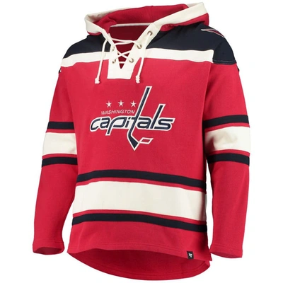 Shop 47 ' Red Washington Capitals Superior Lacer Pullover Hoodie