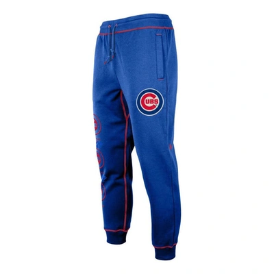 Shop New Era Royal Chicago Cubs Team Split Jogger Pants