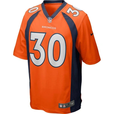 Shop Nike Terrell Davis Orange Denver Broncos Game Retired Player Jersey