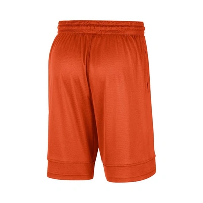 Shop Nike Orange Clemson Tigers Fast Break Team Performance Shorts