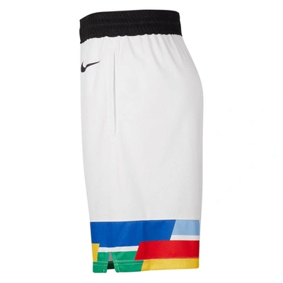 Shop Nike White Minnesota Timberwolves 2022/23 City Edition Swingman Shorts