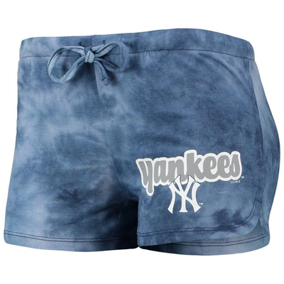 Concepts Sport Women's  Navy New York Yankees Billboard Racerback Tank Top And Shorts Set In Navy