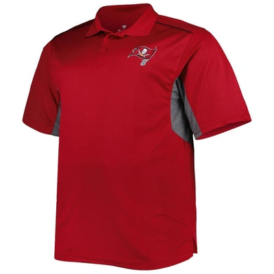 Shop Profile Red Tampa Bay Buccaneers Big & Tall Team Color Polo