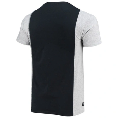 Shop Refried Apparel Black/heathered Gray Baltimore Ravens Sustainable Split T-shirt