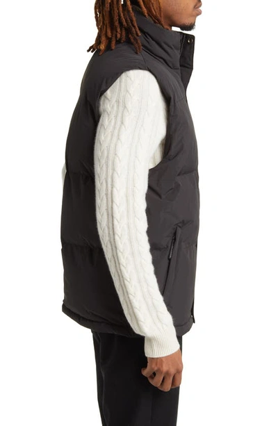 Shop Saturdays Surf Nyc Adachi Nylon Puffer Vest In Black