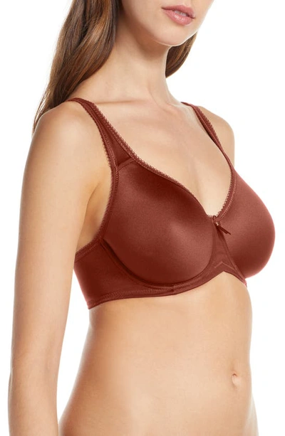 Shop Wacoal Basic Beauty Spacer Underwire T-shirt Bra In Henna