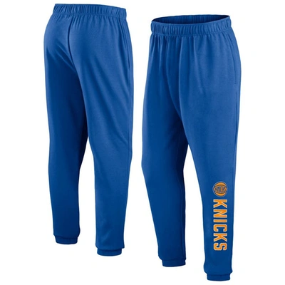 Shop Fanatics Branded  Blue New York Knicks Big & Tall Chop Block Pants