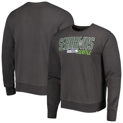 Shop 47 ' Charcoal Seattle Seahawks Locked In Headline Pullover Sweatshirt