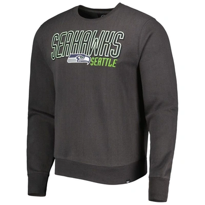 Shop 47 ' Charcoal Seattle Seahawks Locked In Headline Pullover Sweatshirt