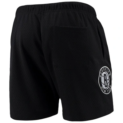 Shop Pro Standard Black Brooklyn Nets Mesh Capsule Shorts