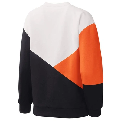 Shop Starter White/black San Francisco Giants Shutout Pullover Sweatshirt