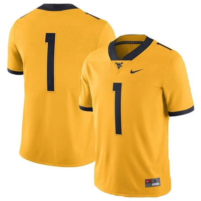 Shop Nike Gold West Virginia Mountaineers Alternate Game Jersey