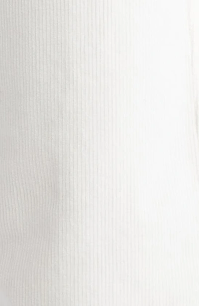 Shop Beams Five Pocket Corduroy Pants In White 01